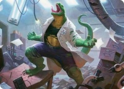 Lizard Connorss Curse Art Card Art Series: Marvel's Spider-Man Magic card