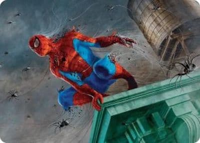 Spiders Man Heroic Horde Art Card Art Series: Marvel's Spider-Man Magic card