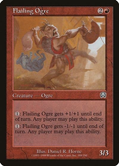 Flailing Ogre Mercadian Masques Magic card