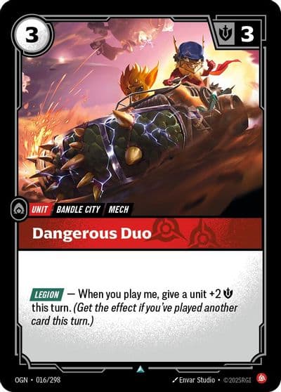 Dangerous Duo Origins Riftbound card