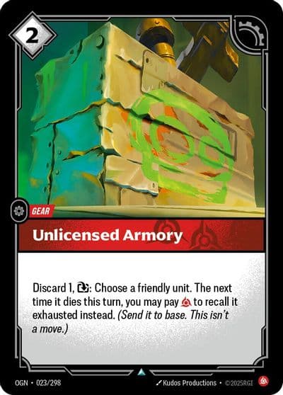 Unlicensed Armory Origins Riftbound card