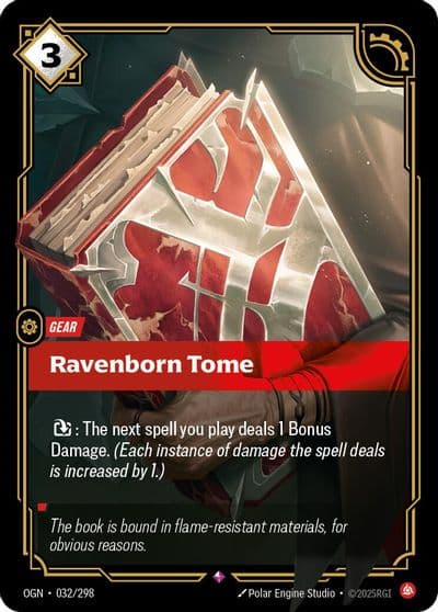 Ravenborn Tome Origins Riftbound card