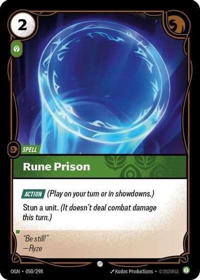 Rune Prison Origins Riftbound card