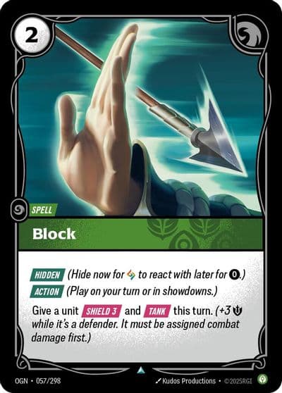 Block Origins Riftbound card