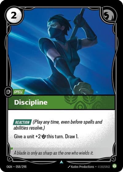 Discipline Origins Riftbound card