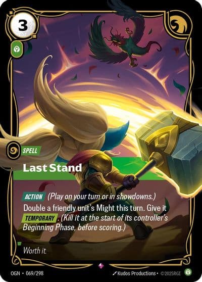 Last Stand Origins Riftbound card