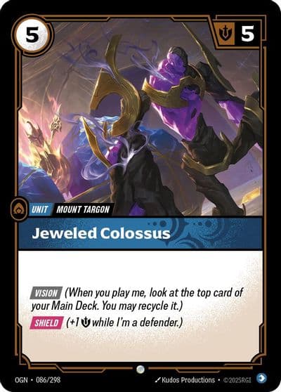 Jeweled Colossus Origins Riftbound card