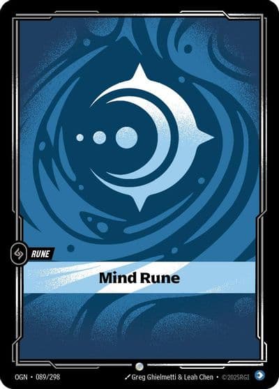 Mind Rune Origins Riftbound card
