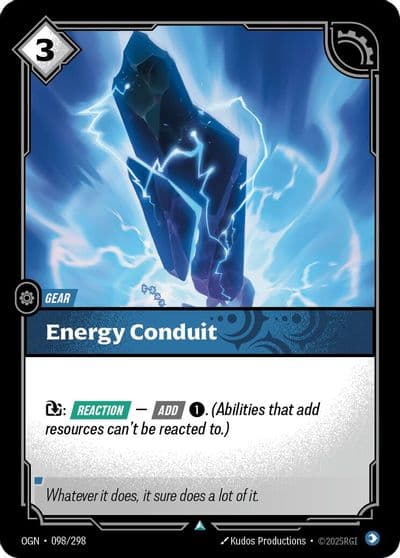Energy Conduit Origins Riftbound card