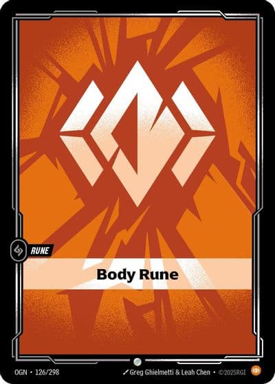 Body Rune Origins Riftbound card