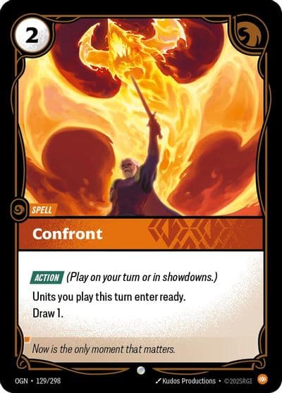 Confront Origins Riftbound card