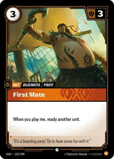 First Mate Origins Riftbound card
