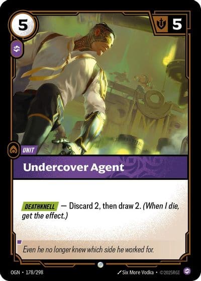 Undercover Agent Origins Riftbound card