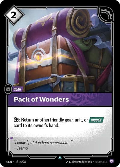 Pack of Wonders Origins Riftbound card