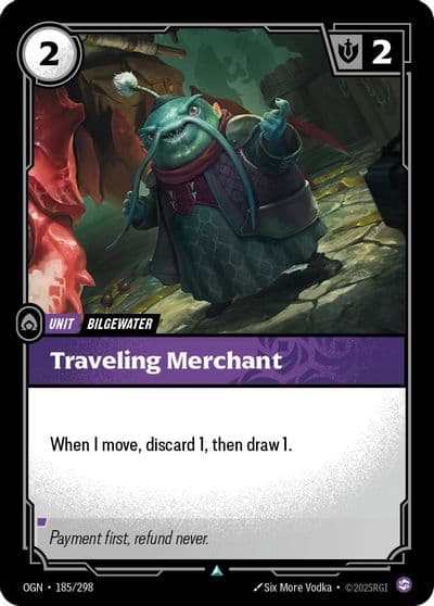 Traveling Merchant Origins Riftbound card