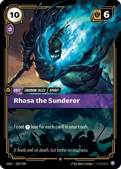Rhasa the Sunderer Origins Riftbound card
