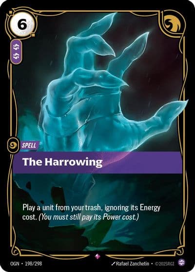 The Harrowing Origins Riftbound card