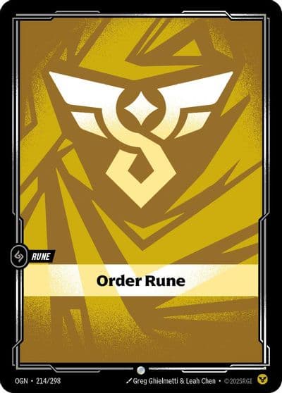 Order Rune Origins Riftbound card