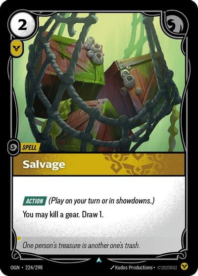 Salvage Origins Riftbound card