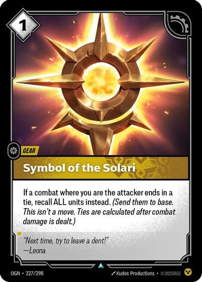 Symbol of the Solari Origins Riftbound card