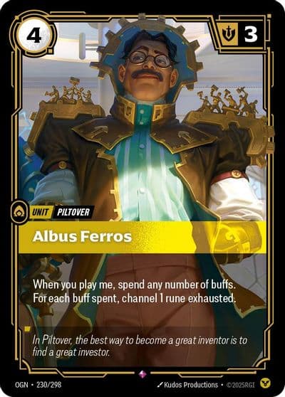 Albus Ferros Origins Riftbound card