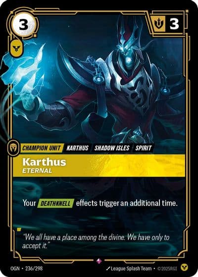 Karthus Eternal Origins Riftbound card