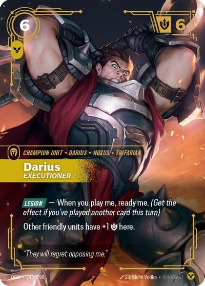Darius Executioner Origins Riftbound card