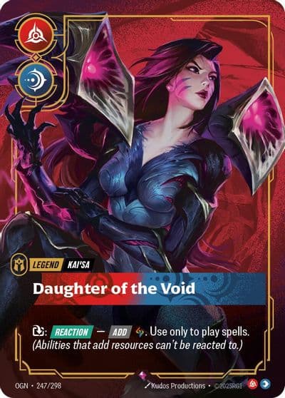 KaiSa Daughter of the Void Origins Riftbound card