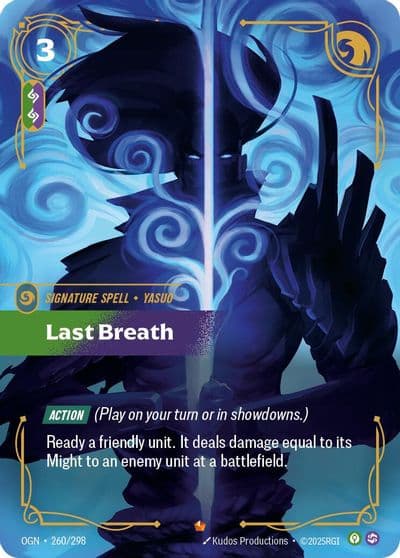 Last Breath Origins Riftbound card