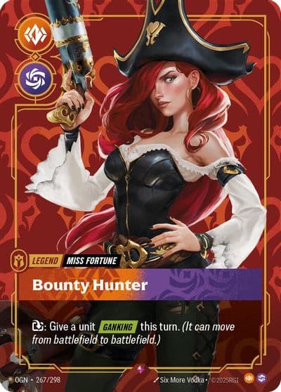 Miss Fortune Bounty Hunter Origins Riftbound card