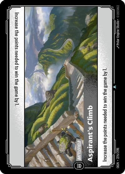 Aspirants Climb Origins Riftbound card