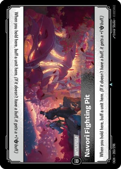 Navori Fighting Pit Origins Riftbound card