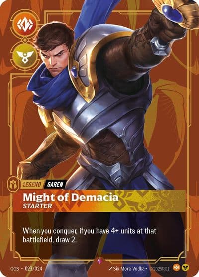 Garen Might of Demacia Starter Origins: Proving Grounds Riftbound card