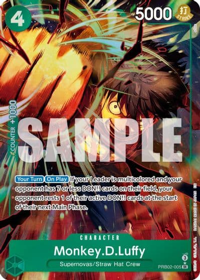 MonkeyDLuffy PRB02 005 Alternate Art Premium Booster -The Best- Vol. 2 One Piece card