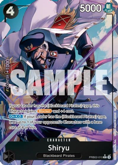 Shiryu Alternate Art Premium Booster -The Best- Vol. 2 One Piece card