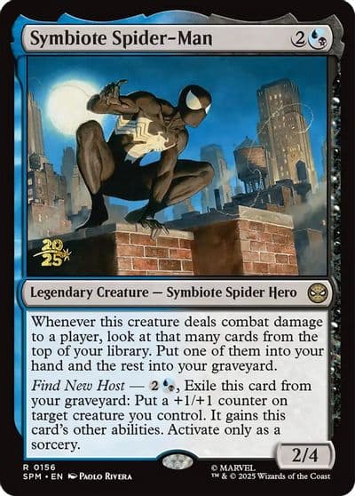 Symbiote Spider Man Prerelease Cards Magic card