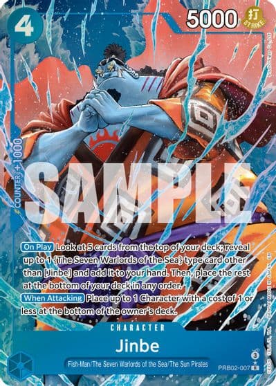 Jinbe PRB02 007Alternate Art Premium Booster -The Best- Vol. 2 One Piece card