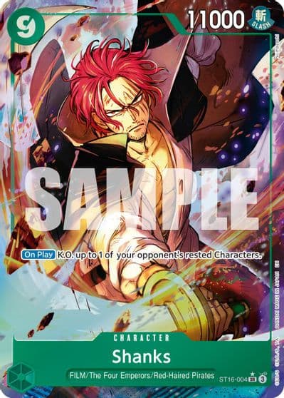 Shanks ST16 004 Alternate Art Premium Booster -The Best- Vol. 2 One Piece card