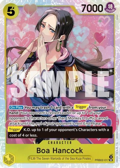 Boa Hancock Premium Booster -The Best- Vol. 2 One Piece card