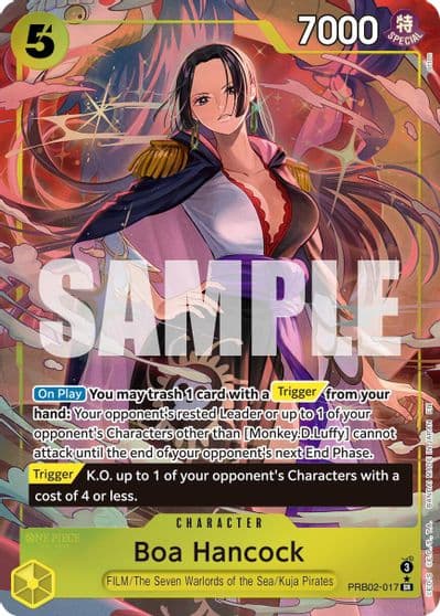 Boa Hancock Alternate Art Premium Booster -The Best- Vol. 2 One Piece card