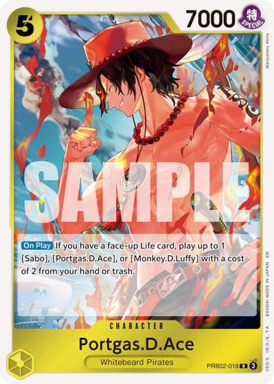PortgasDAce PRB02 018 Premium Booster -The Best- Vol. 2 One Piece card