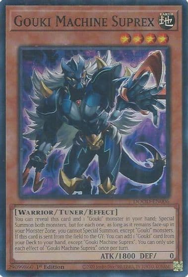 Gouki Machine Suprex Doom of Dimensions Yu-Gi-Oh! card