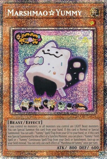 MarshmaoYummy Starlight Rare Doom of Dimensions Yu-Gi-Oh! card