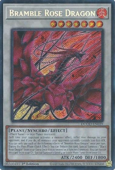 Bramble Rose Dragon Doom of Dimensions Yu-Gi-Oh! card