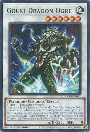Gouki Dragon Ogre Doom of Dimensions Yu-Gi-Oh! card
