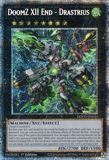DoomZ XII End Drastrius Starlight Rare Doom of Dimensions Yu-Gi-Oh! card