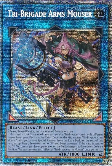 Tri Brigade Arms Mouser Starlight Rare Doom of Dimensions Yu-Gi-Oh! card