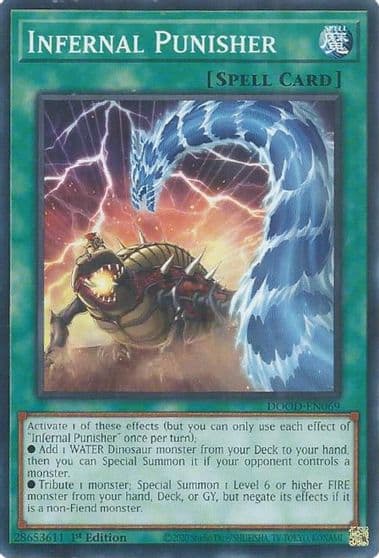 Infernal Punisher Doom of Dimensions Yu-Gi-Oh! card