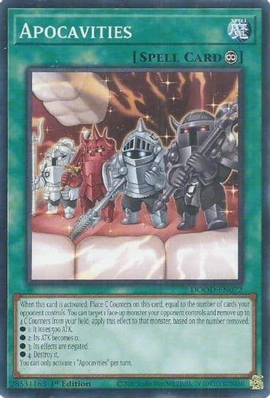 Apocavities Doom of Dimensions Yu-Gi-Oh! card