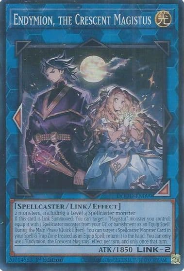 Endymion the Crescent Magistus Doom of Dimensions Yu-Gi-Oh! card
